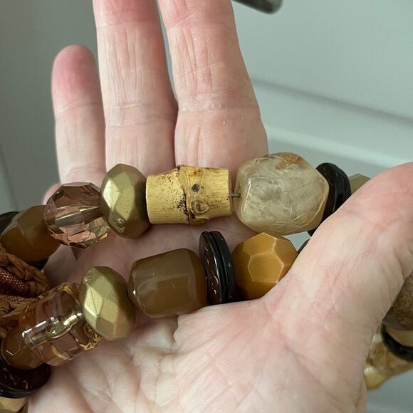 Cappelli Straworld Inc Elegant Crochet Tote with Beaded Handle NWOT - Picture 6 of 12